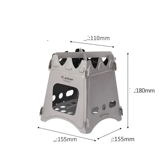 Widesea Portable Camping Wood Stove - Foldable Outdoor Cooking Stove for Camping & Hiking by Mead's Supply & Equipment Outfitters limited