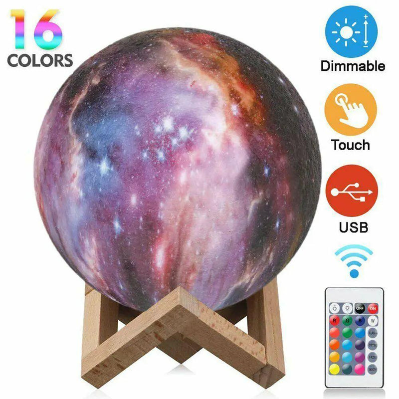 3D USB LED Magical Moon Night Light Moonlight by salelink.co.nz