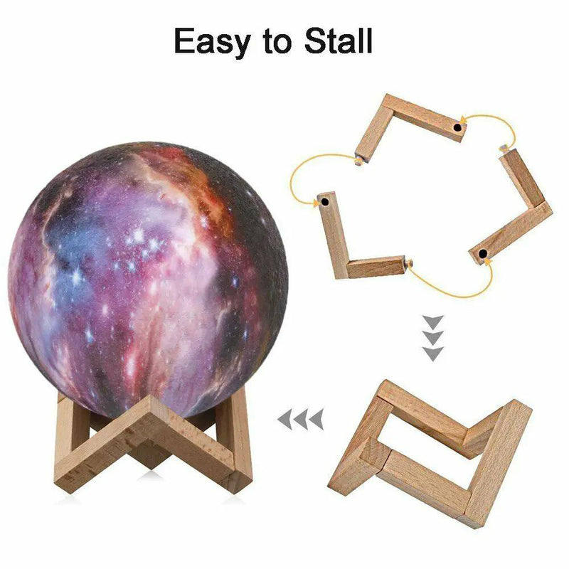3D USB LED Magical Moon Night Light Moonlight by salelink.co.nz