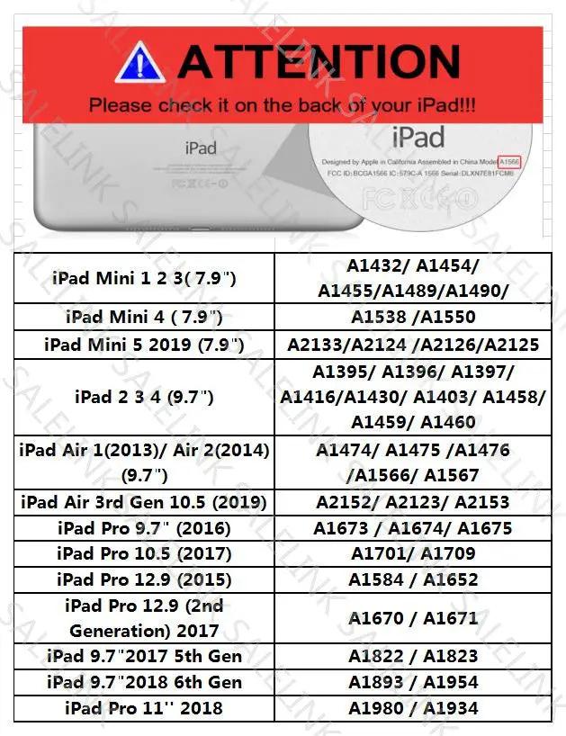 For iPad Air 1/2, Pro 9.7, iPad 9.7 2017/2018 Slim Wireless Bluetooth Keyboard Case by salelink.co.nz