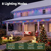 SportZone.co.nz Occasions > Christmas > Outdoor Decorations & Lights 20M Christmas Lights Icicle Light 800 LED Multi-coloured Jingle Jollys 20M Christmas Lights Icicle Light 800 LED Multi-coloured Jingle Jollys