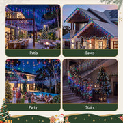 SportZone.co.nz Occasions > Christmas > Outdoor Decorations & Lights 20M Christmas Lights Icicle Light 800 LED Multi-coloured Jingle Jollys 20M Christmas Lights Icicle Light 800 LED Multi-coloured Jingle Jollys