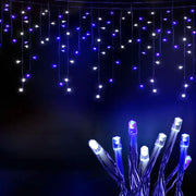 SportZone.co.nz Occasions > Christmas > Outdoor Decorations & Lights 20M Christmas Lights Icicle Light 800 LED Blue White Decor Jingle Jollys 20M Christmas Lights Icicle Light 800 LED Blue White Decor Jingle Jollys