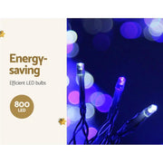 SportZone.co.nz Occasions > Christmas > Outdoor Decorations & Lights 20M Christmas Lights Icicle Light 800 LED Blue White Decor Jingle Jollys 20M Christmas Lights Icicle Light 800 LED Blue White Decor Jingle Jollys