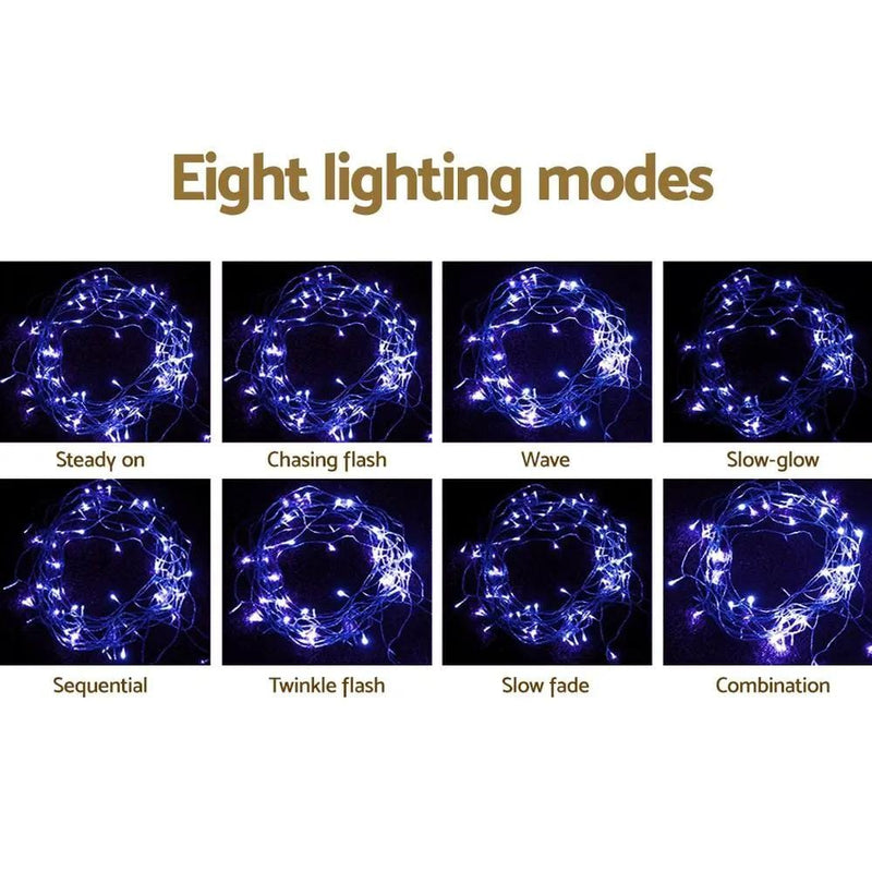 SportZone.co.nz Occasions > Christmas > Outdoor Decorations & Lights 20M Christmas Lights Icicle Light 800 LED Blue White Decor Jingle Jollys 20M Christmas Lights Icicle Light 800 LED Blue White Decor Jingle Jollys