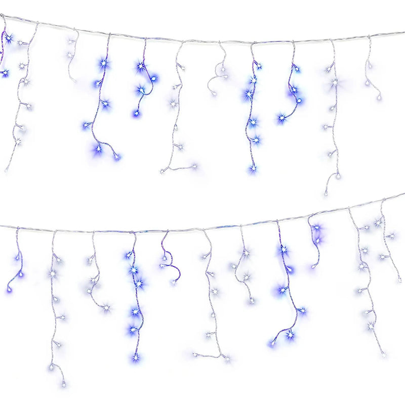 SportZone.co.nz Occasions > Christmas > Outdoor Decorations & Lights 20M Christmas Lights Icicle Light 800 LED Blue White Decor Jingle Jollys 20M Christmas Lights Icicle Light 800 LED Blue White Decor Jingle Jollys