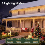 SportZone.co.nz Occasions > Christmas > Outdoor Decorations & Lights 20M Christmas Lights Icicle Light 800 LED Warm White Decor Jingle Jollys 20M Christmas Lights Icicle Light 800 LED Warm White Decor Jingle Jollys