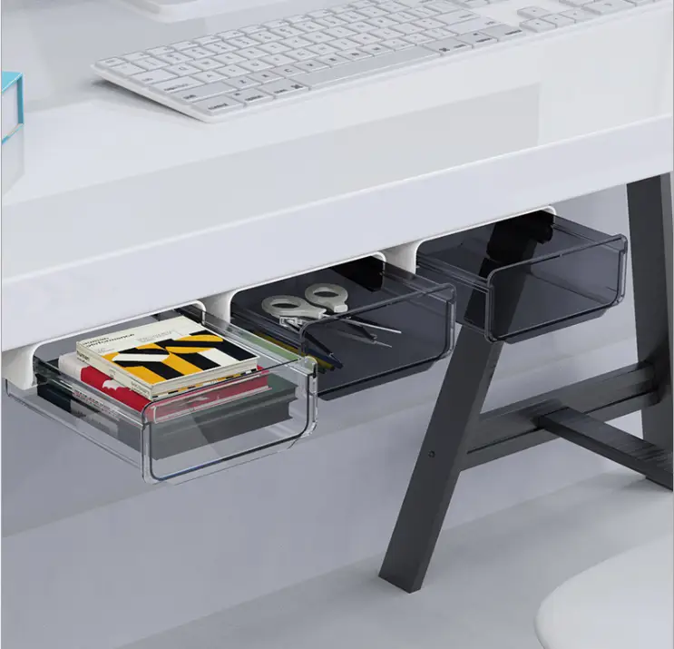 Self Stick Under Desk Drawer Storage Box by salelink.co.nz