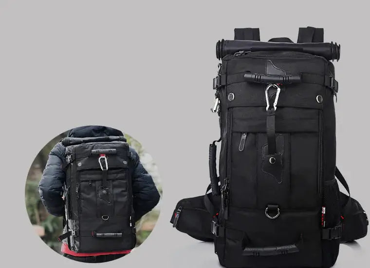 50L Oxford Fabric Hiking Backpack - Large Capacity Travel Pack with Durable Construction | Outdoor Adventure by Mead's Supply & Equipment Outfitters limited