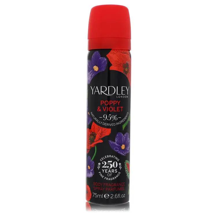 Yardley Poppy & Violet Body Fragrance Spray by Yardley London 77 ml by Brands HD