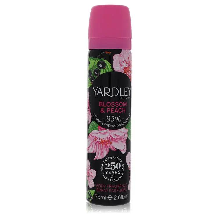 Yardley Blossom & Peach Body Fragrance Spray by Yardley London 77 ml by Brands HD