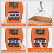 Crane Scale Weighing Digital Industrial Hanging Scale 200Kg by salelink.co.nz