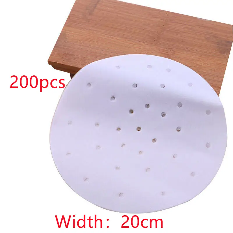 200pcs Air Fryer Liners Perforated Parchment Paper by salelink.co.nz