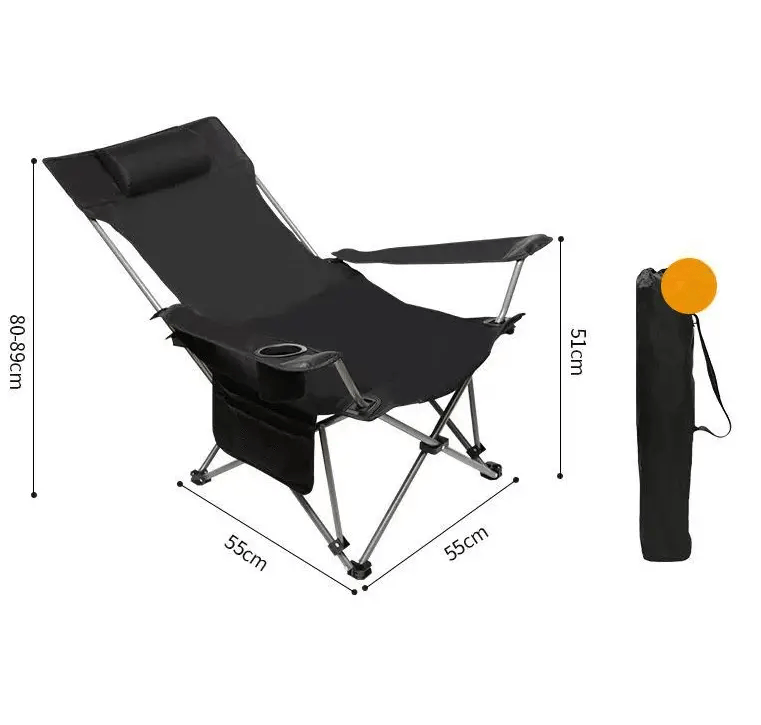 Outdoor Folding Recliner Chair – Fishing, Beach & Camping by ECOTREK