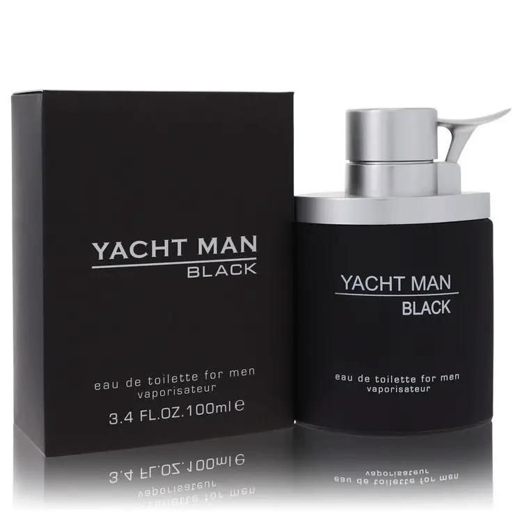 Yacht Man Black Eau De Toilette Spray by Myrurgia 100 ml by Brands HD