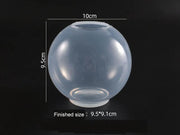 Sphere Silicone Resin Mould, Round Silicone Moulds, Epoxy Resin Ball Mould for Resin Jewelry, Flat Bottom by Resin Art NZ