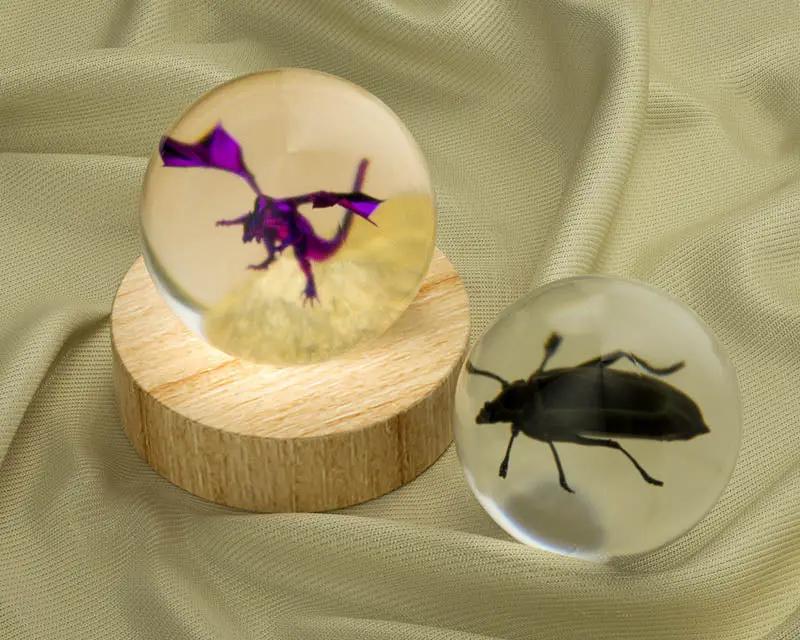 Sphere Silicone Resin Mould, Round Silicone Moulds, Epoxy Resin Ball Mould for Resin Jewelry, Flat Bottom by Resin Art NZ