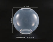 Resin Art NZ Moulds Sphere Silicone Resin Mould, Round Silicone Moulds, Epoxy Resin Ball Mould for Resin Jewelry, Flat Bottom 100mm Sphere Silicone Resin Mould, Round Silicone Moulds, Epoxy...