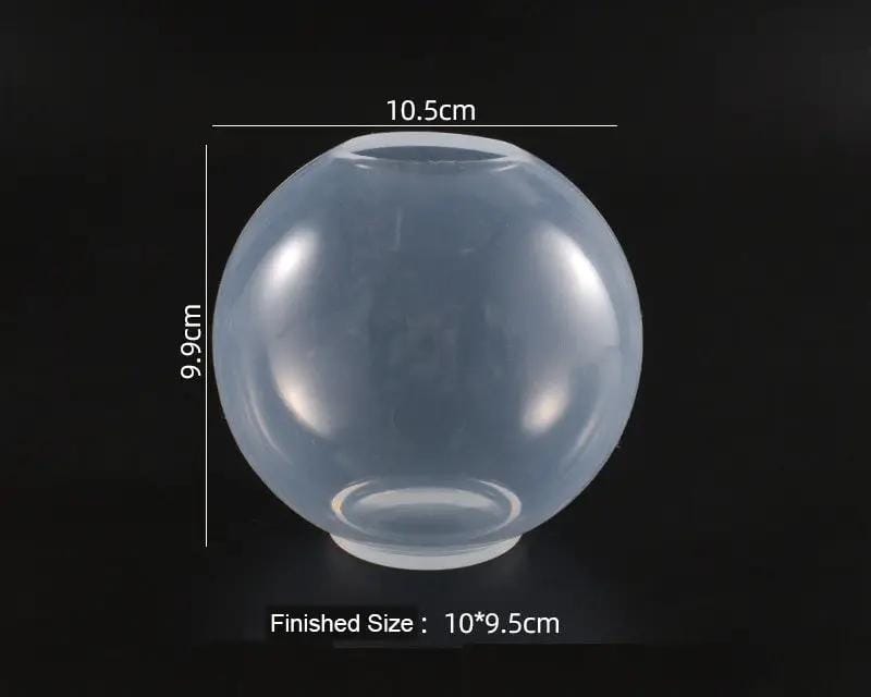 Resin Art NZ Moulds Sphere Silicone Resin Mould, Round Silicone Moulds, Epoxy Resin Ball Mould for Resin Jewelry, Flat Bottom 100mm Sphere Silicone Resin Mould, Round Silicone Moulds, Epoxy...