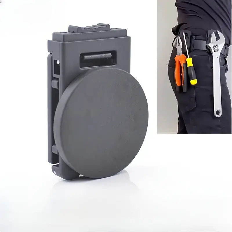 Heavy Duty Screwdriver Round Belt Clip Screw Nail Drill Bit Magnetic Tool Holder by salelink.co.nz