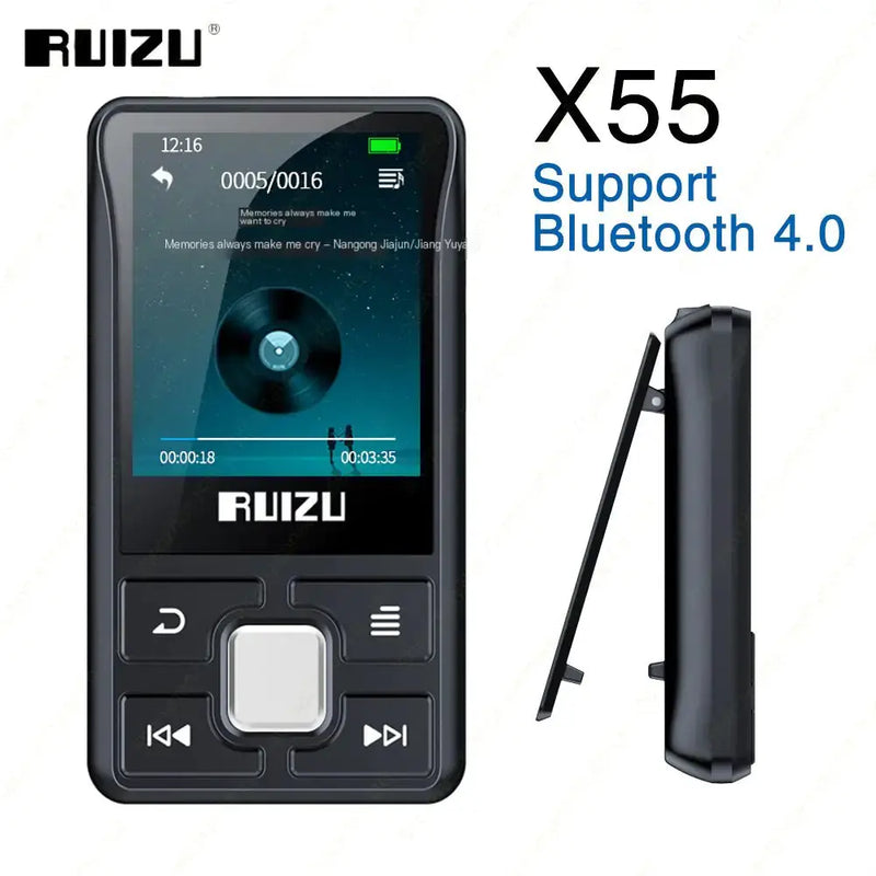 Mini Bluetooth MP3 Player with 1.8" Screen - Portable Music Player with FM Radio, E-Book & TF Card Support by Mead's Supply & Equipment Outfitters limited