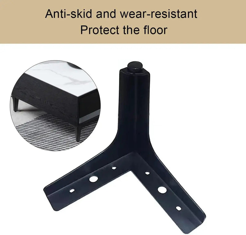 4Pcs Upgraded Metal Furniture Legs 13cm by salelink.co.nz