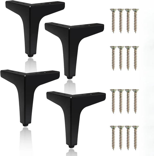4Pcs Upgraded Metal Furniture Legs 13cm by salelink.co.nz