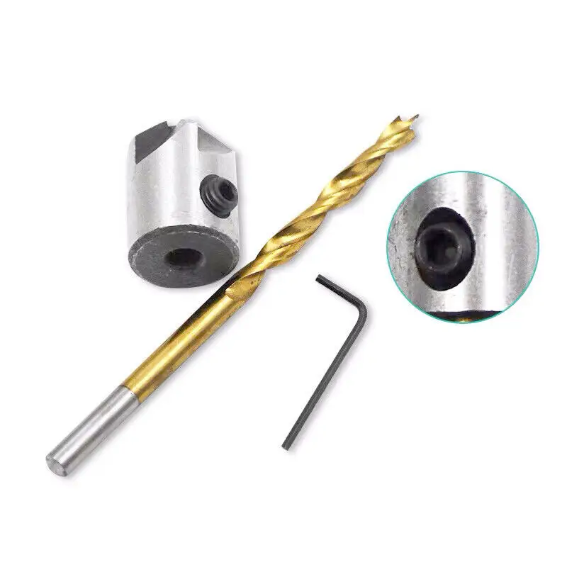 8pcs Woodworking Countersink Drill by salelink.co.nz