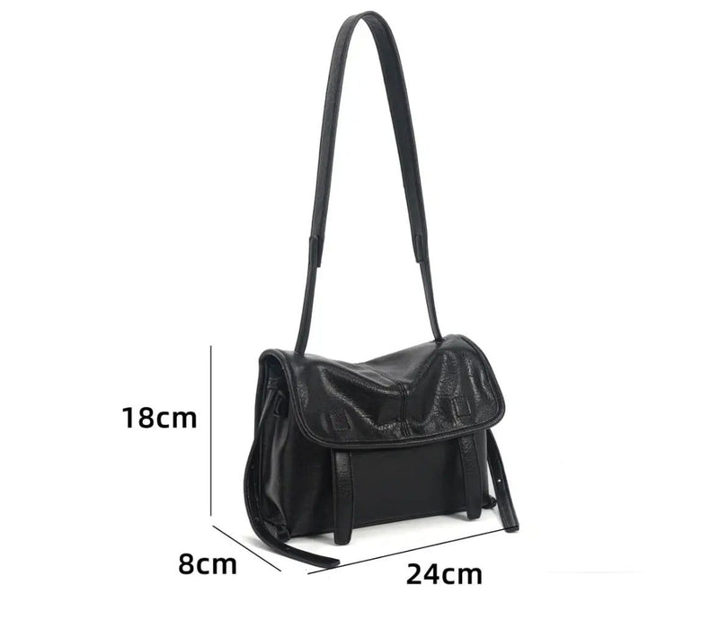 g8buynz Vintage Look Leather Satchel Bag Vintage Look Leather Satchel Bag