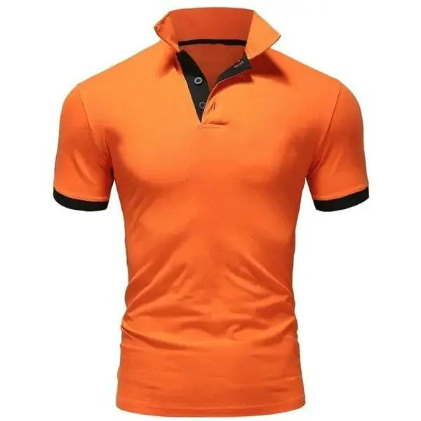 Men's Casual Cotton Polo Shirt - Slim Fit Short Sleeve Polo for Meetings and Events | Plus Size Available by Mead's Supply & Equipment Outfitters limited