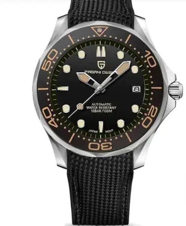 Chrono Edge Waterproof Luminous Watch - 100M Water Resistant with Leather & Steel Strap Options | Men's Timepiece by Mead's Supply & Equipment Outfitters limited