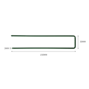 50PCS Synthetic Artificial Grass Turf Pins U Fastening Lawn Tent Pegs Weed Mat by salelink.co.nz