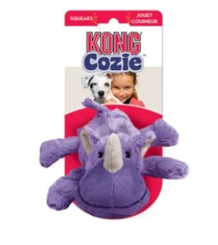 Animal Addiction Limited Dog Toys KONG Cozie Rosie Rhino Medium KONG Cozie Rosie Rhino Medium