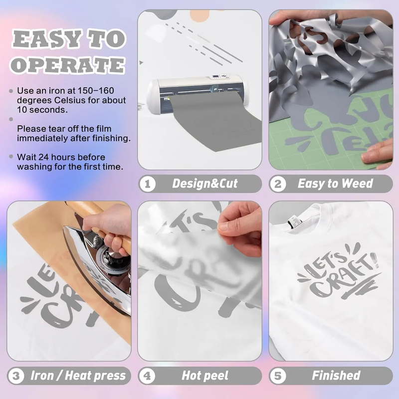 3M Heat Transfer Vinyl Roll Paper - Silver Grey by salelink.co.nz