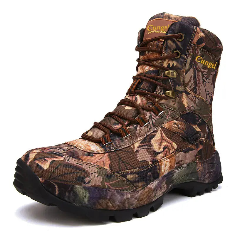 Men's Off-road Hiking Boots - Durable Camouflage Outdoor Tactical Boots by Mead's Supply & Equipment Outfitters limited