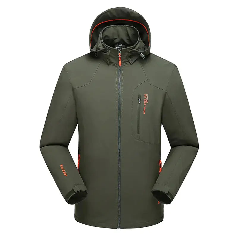 Men's Shark Skin Tactical Softshell Jacket - Waterproof Fleece-Lined Outdoor Jacket | Military Style by Mead's Supply & Equipment Outfitters limited