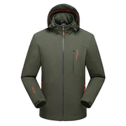 Men's Shark Skin Tactical Softshell Jacket - Waterproof Fleece-Lined Outdoor Jacket | Military Style by Mead's Supply & Equipment Outfitters limited