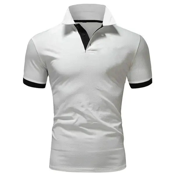 Men's Casual Cotton Polo Shirt - Slim Fit Short Sleeve Polo for Meetings and Events | Plus Size Available by Mead's Supply & Equipment Outfitters limited