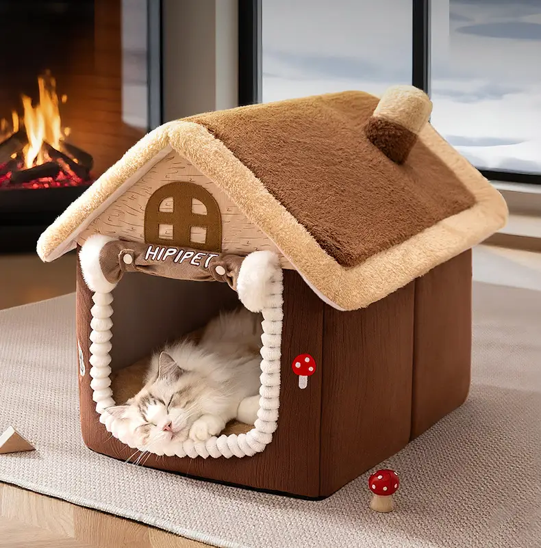 Cat House for Indoor Cats Large Washable Cat Cave by dealonline.co.nz