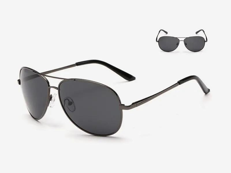 HD Polarized Sunglasses UV400 Blue Light Blocking Hydrophobic Case