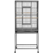 53.5″H Mobile Large Parrot Cage w/ Stand Bird Cage by Yaheetech