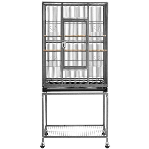 53.5″H Mobile Large Parrot Cage w/ Stand Bird Cage by Yaheetech