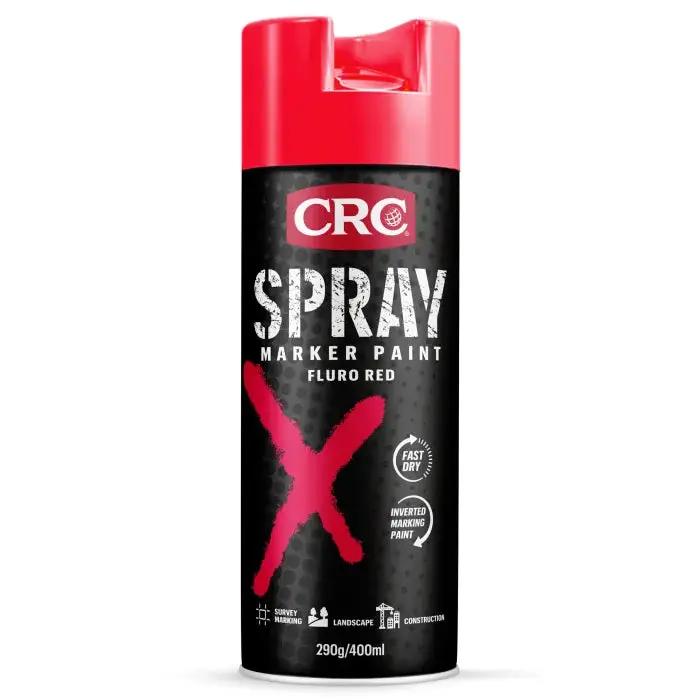 CRC Spray Marker Paint Fluro Red 400ml