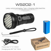 Mead's Supply & Equipment Outfitters limited Torches & Flashlights High-Power LED Flashlight — Rechargeable Aluminium Torch for Outdoor, Emergency & Self-Defence High-Power LED Flashlight — Rechargeable Aluminium Torch for Outdoor, Emergency & Self-Defence