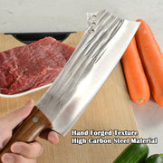 Kegani Meat Cleaver Knife - Heavy Duty Bone Chopper - 1.4 Lbs Butcher Knife Bone Knife - High Carbon Steel Butcher Knife For Meat Cutting, Bone Cutting - Meat Cleaver Knife by China Dropship