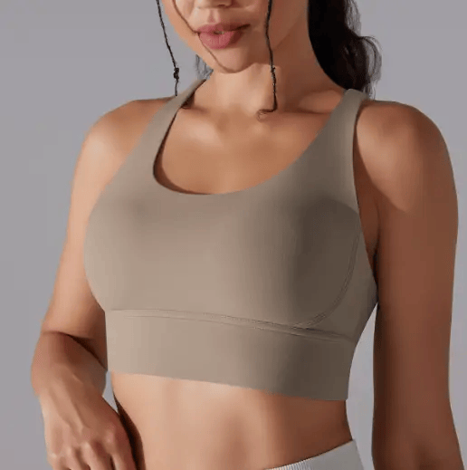 Mead's Supply & Equipment Outfitters limited Women's Activewear Criss Cross High Impact Sports Bra For Women With Supportive Back Straps Criss Cross High Impact Sports Bra for Women