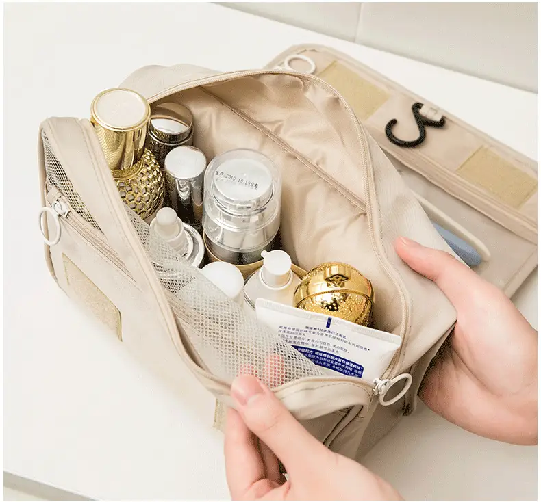Ecotrek Dustproof Hanging Toiletry Bag with Waterproof Compartments ZH6013 by ECOTREK