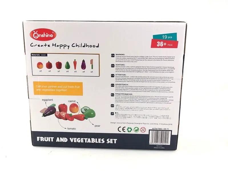 Wooden Magnetic Cutting Fruit Vegetable by dealonline.co.nz