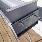 1 Meter Foldable Charcoal BBQ Stove Extra Thick and Durable Steel by dealonline.co.nz