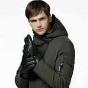Genuine Leather Gloves - Warm Sheepskin for Men by Mead's Supply & Equipment Outfitters limited